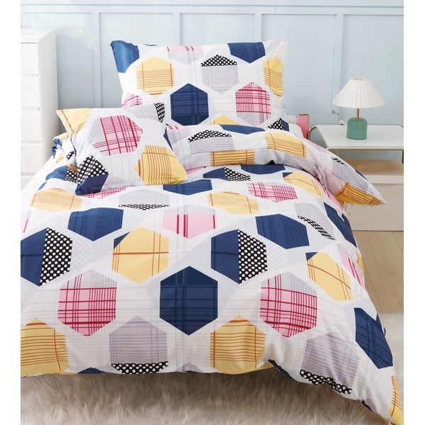 Спално бельо за единично легло от микросатен, 3 части 140x200 cm Amelie - My House-image-3