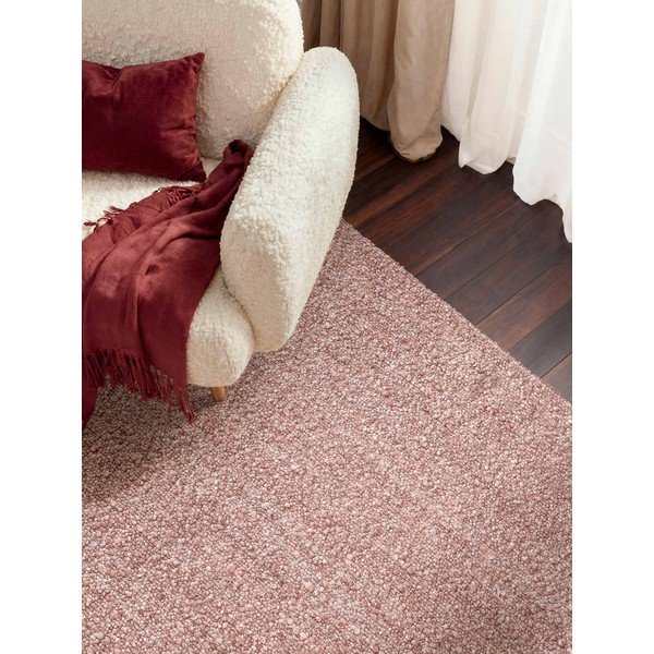 Сиво-розов ръчно изработен килим от букле 120x170 cm Notting Hill Portobello – Ted Baker-image-1