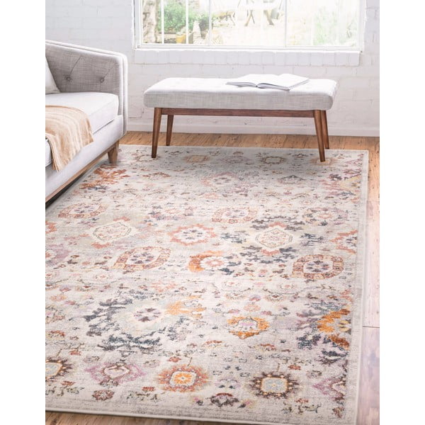Бежов килим 230x160 cm Flores - Asiatic Carpets-image-1