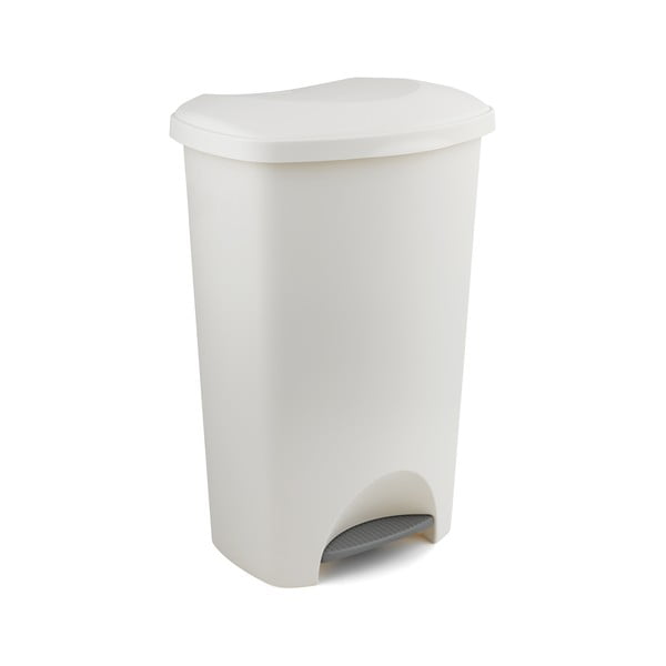 Кремава кофа за боклук с капак , 41 x 33 x 62,5 cm - Addis