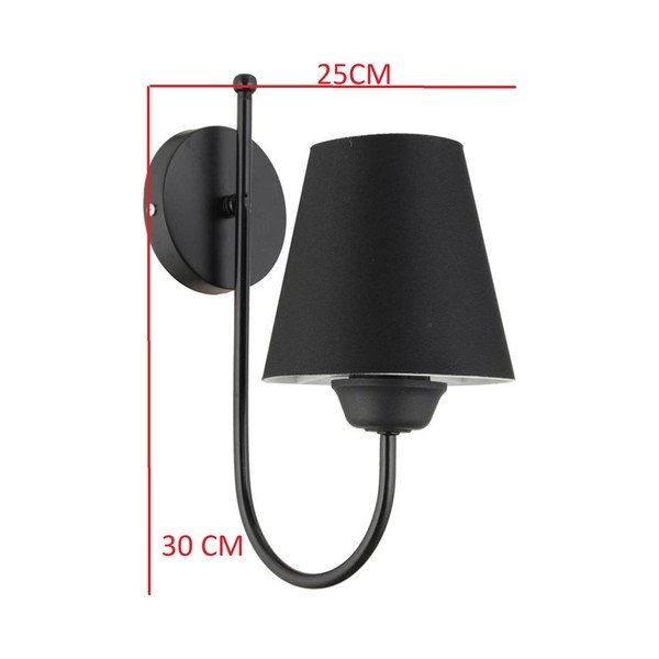 Черна стенна лампа Sconce S - Magenta Home-image-1