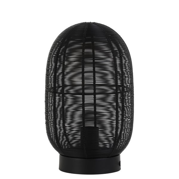 Черна настолна лампа (височина 30 cm) Ophra - Light & Living-image-4