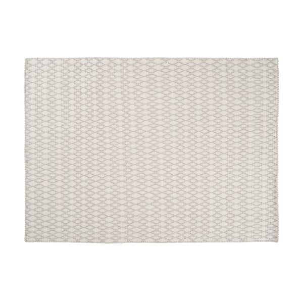 Vlněný koberec Elliot White, 140x200 cm