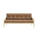 Кафяв разтегателен диван 204 cm Grab - Karup Design