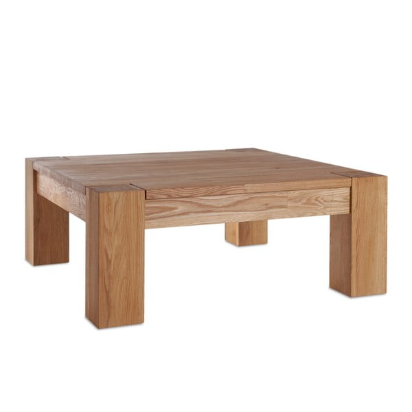 Konferenční stolek z dubového dřeva Solid, 85 x 85 cm