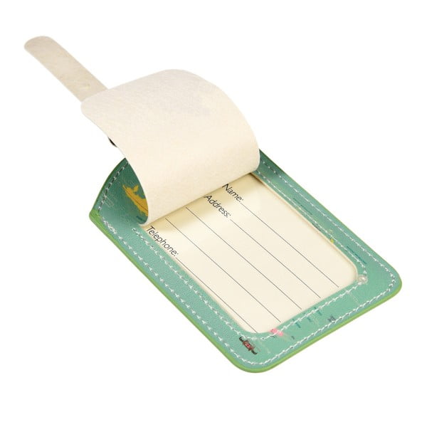 Табелка с име за багаж World Map - Rex London-image-2