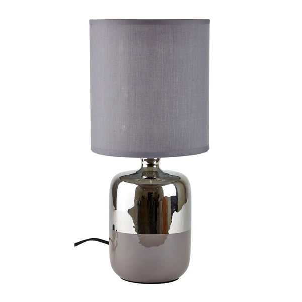Лампа със сив абажур Светлина, височина 44 cm - KJ Collection