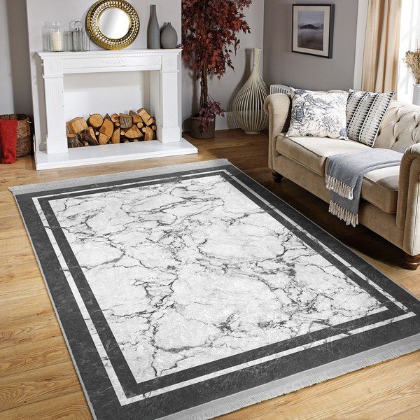 Бяло-сив килим 120x180 cm - Mila Home-image-3