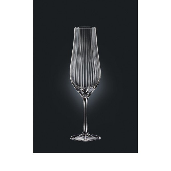 Комплект от 6 чаши за шампанско , 170 ml Tulipa Optic - Crystalex-image-1