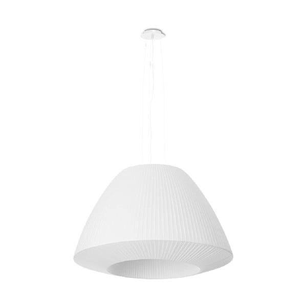 Бяла висяща лампа със стъклен абажур ø 60 cm Soprano - Nice Lamps