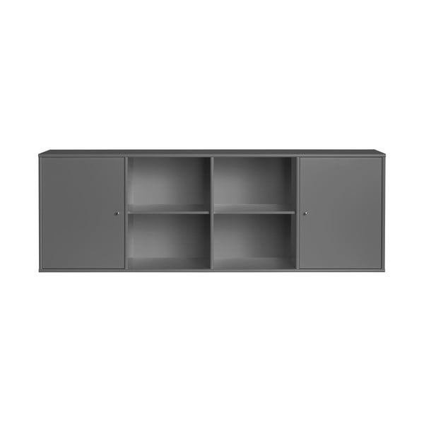 Антрацитен нисък висящ скрин 176x61 cm Mistral – Hammel Furniture