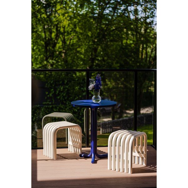 Бежов градински стол метален Nokk – noo.ma-image-4