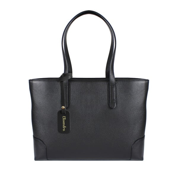 Černá kožená kabelka Maison Bag Lena