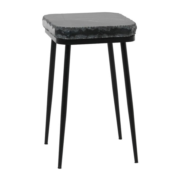 Odkládací stolek s tmavě šedou mramorovou deskou Fuhrhome Naples