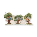 Зелена детска закачалка за стена Tree House - Little Nice Things