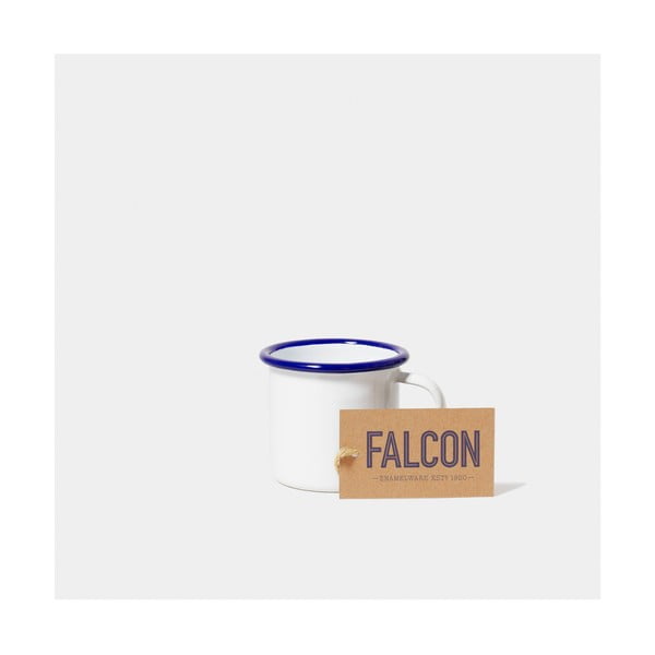 Бяла емайлирана чаша за еспресо , 160 ml - Falcon Enamelware