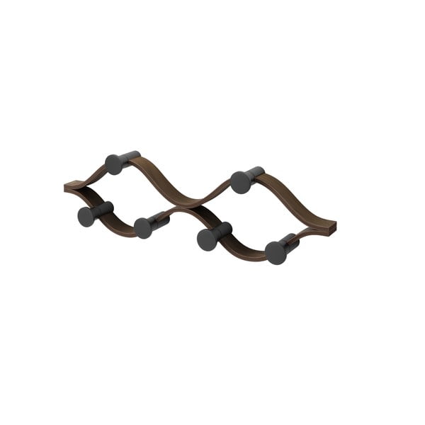 Стенна закачалка от масивно каучуково дърво в естествен цвят Montage – Umbra-image-2