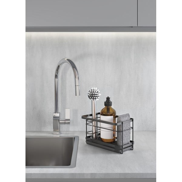 Самозадържаща се метална стойка за перилни препарати Tokyo Lava - Metaltex-image-3