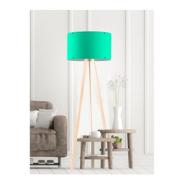 Зелена подова лампа Simple - Unknown