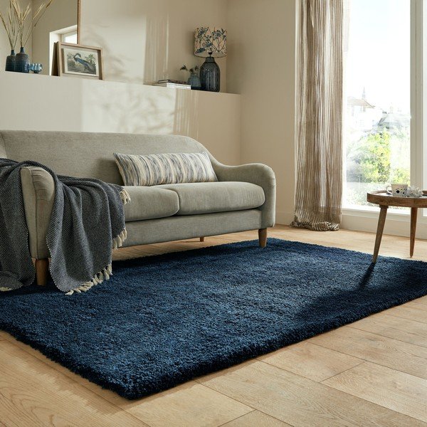 Тъмносин килим 200x290 cm - Flair Rugs-image-1