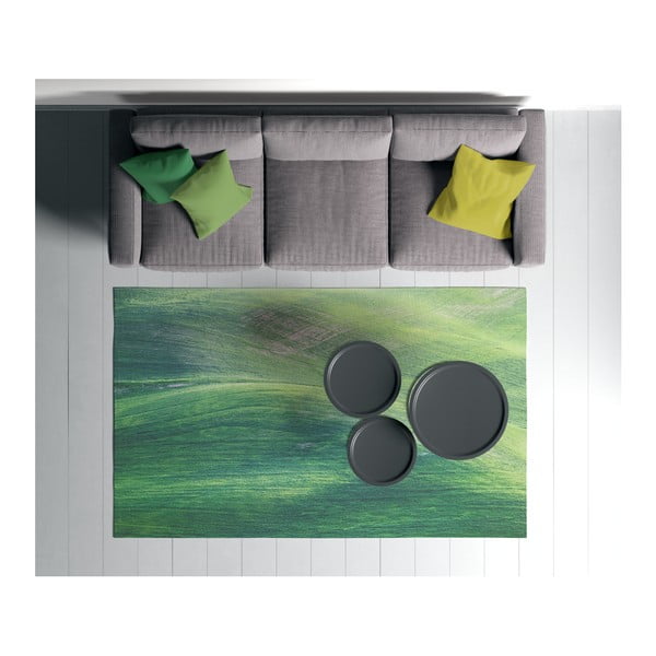 Зелен килим Suzzo Garto, 80 x 150 cm - Oyo home