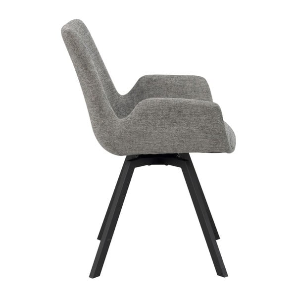 Сиви тапицирани трапезни столове в комплект 2 бр. Norwell – Rowico-image-4