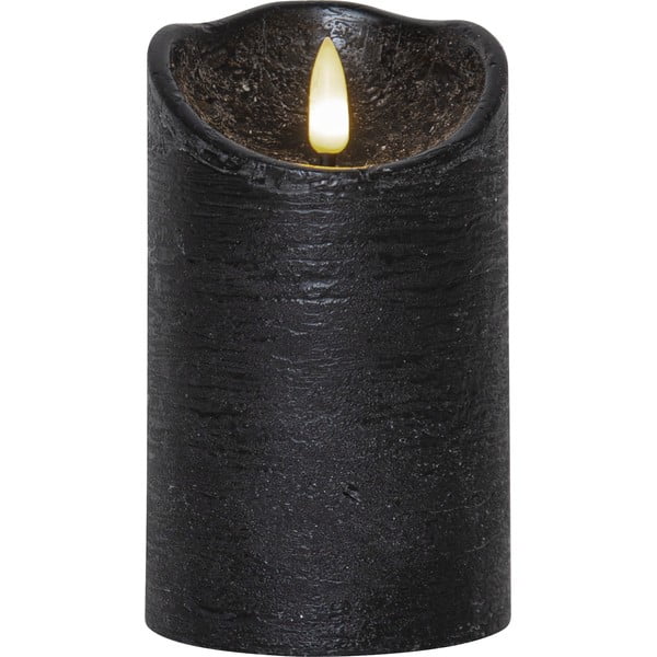 LED свещ от черен восък, височина 12,5 см Flamme Rustic - Star Trading