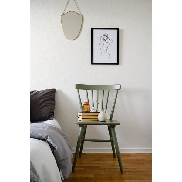 Светлозелен трапезен стол Akita - Rowico-image-1