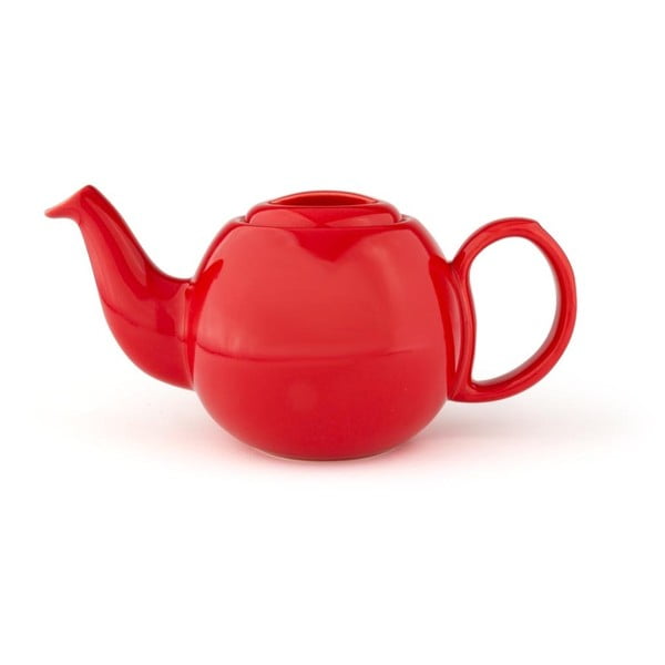 Червен чайник с цедка за насипен чай Cosette, 900 ml - Bredemeijer