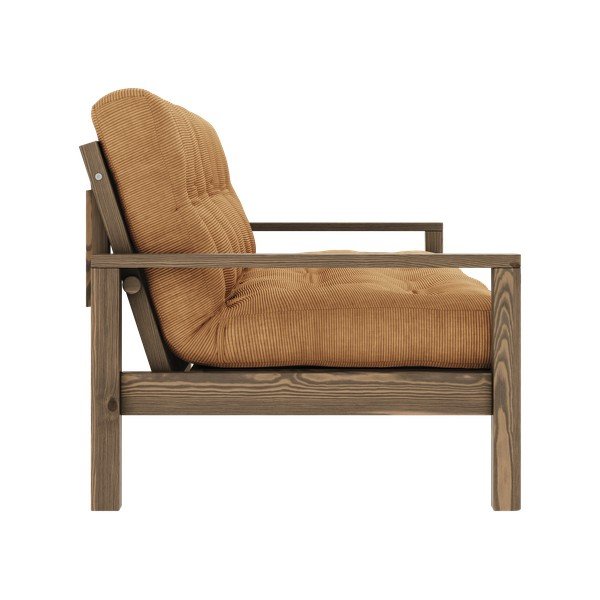 Разтегателен диван в цвят горчица 205 cm Knob - Karup Design-image-4