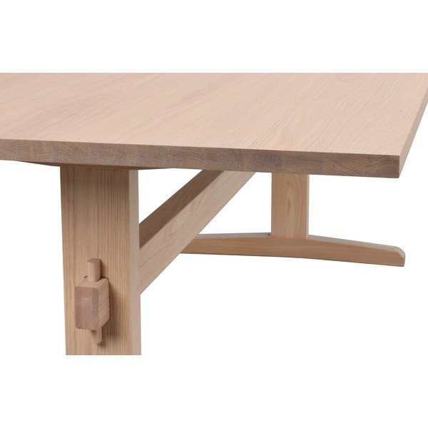 Сгъваема маса за хранене с плот от дъб 240x95 cm Westville - Rowico-image-3