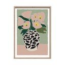 Печатна картина с включена рамка 50x70 cm Spotted Vase – Styler
