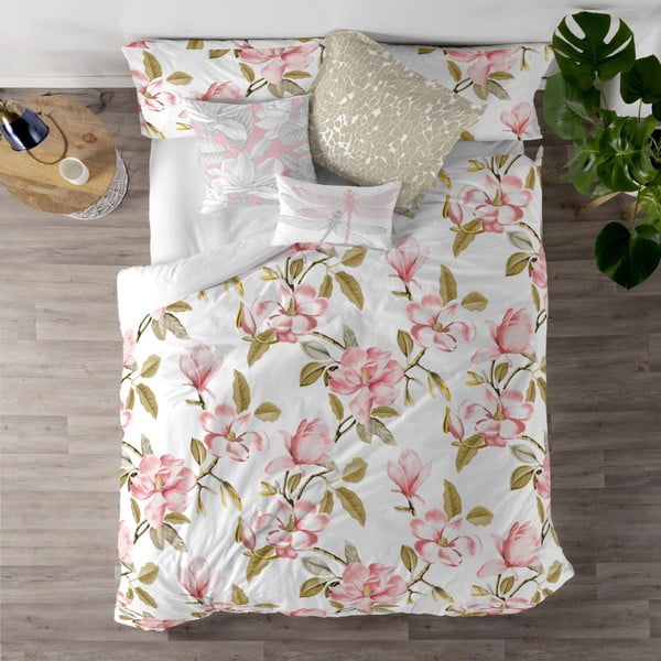 Памучна завивка за двойно легло Magnolia Light, 220 x 240 cm - Happy Friday