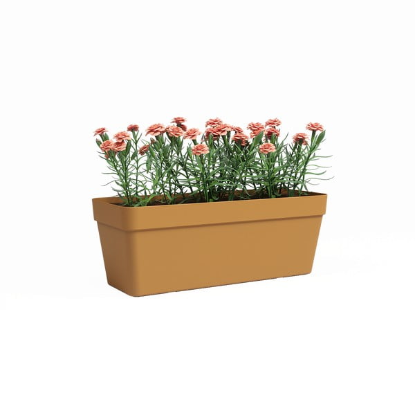 Самополиваща се саксия за цветя от рециклирана пластмаса 50 cm Capri – Artevasi-image-1