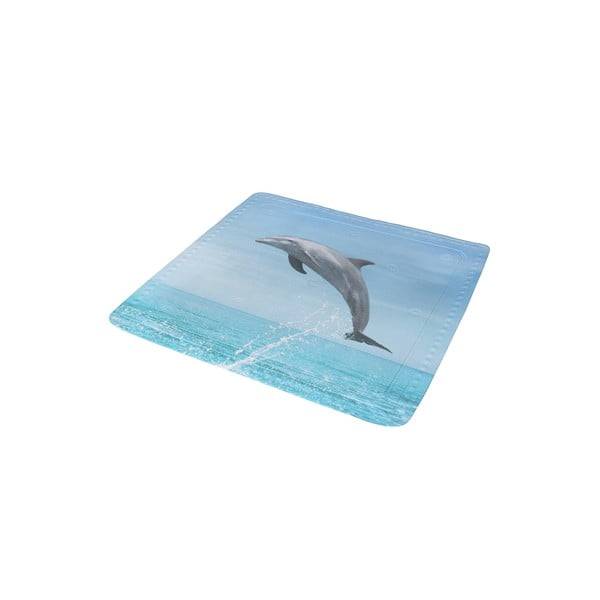 Koupelnová předložka Delfin Blue, 55x55 cm