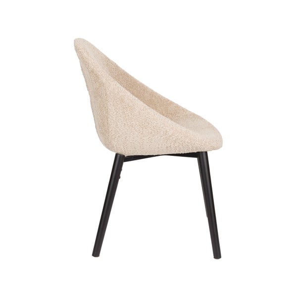 Бежов тапициран трапезен стол Fenna – Dutchbone-image-3