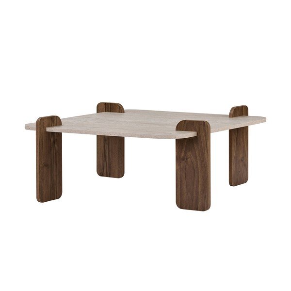 Бежова масичка за кафе 90x90 cm Marais – Nordure