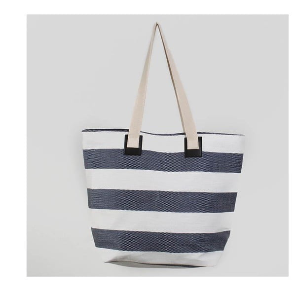 Plážová taška Blue Stripes, modrá