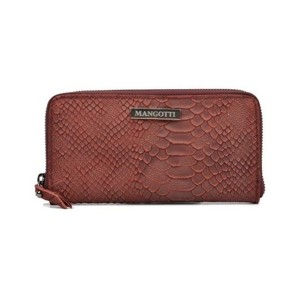 Mangotti Muriello червен кожен портфейл - Mangotti Bags