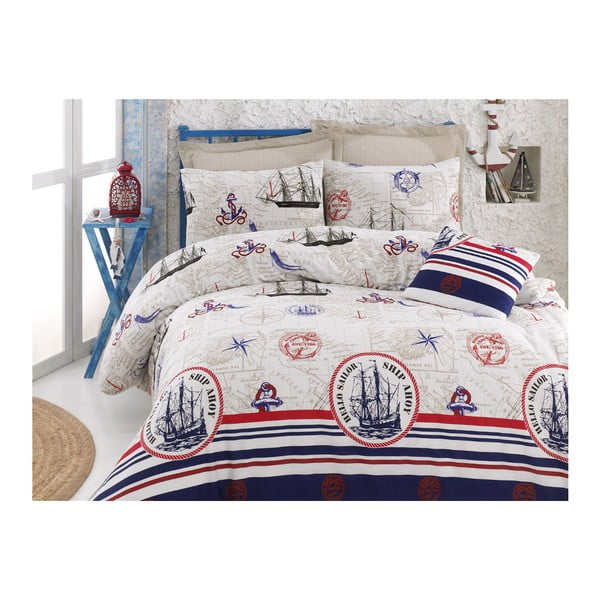 Спално бельо за едно легло Sailor, 140 x 200 cm - Mijolnir
