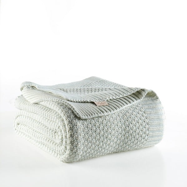 Мента синя покривка за легло с памук Silvi, 220 x 240 cm - Homemania Decor-image-1