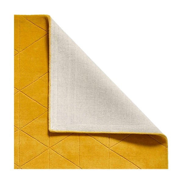 Вълнен килим в цвят горчица , 120 x 170 cm Kasbah - Think Rugs-image-4