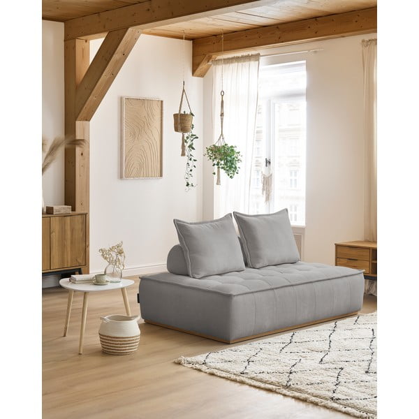 Светлосив шенилов диван 175 cm Elisa – Bobochic Paris-image-1