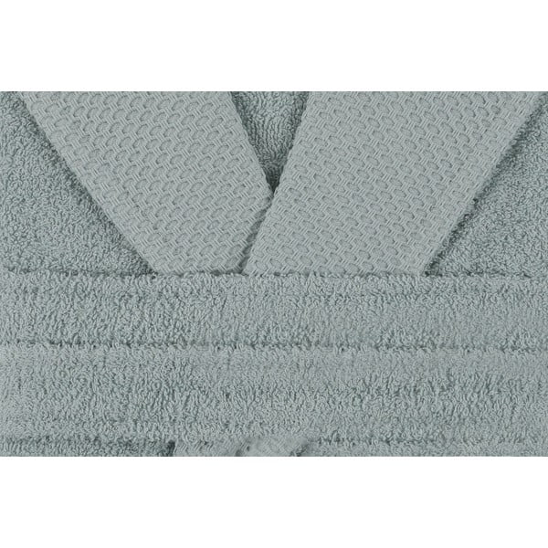 Памучен халат в ментов цвят размер M Cappa - Foutastic-image-3