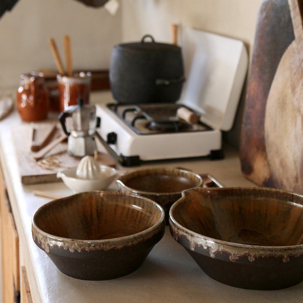 Тъмнокафява глинена купа Poterie – Casafina-image-3