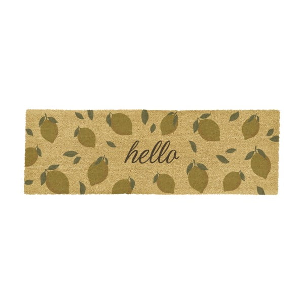 Изтривалка от кокосови влакна 40x120 cm Hello Lemons – Artsy Doormats