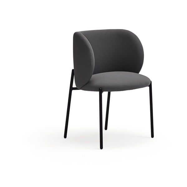 Тъмно сиви трапезни столове в комплект от 2 Mogi - Teulat