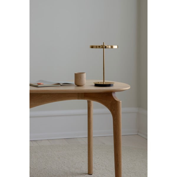 LED затъмняваща се настолна лампа с метален абажур в златист цвят (височина 31 cm) Asteria Move – UMAGE-image-3