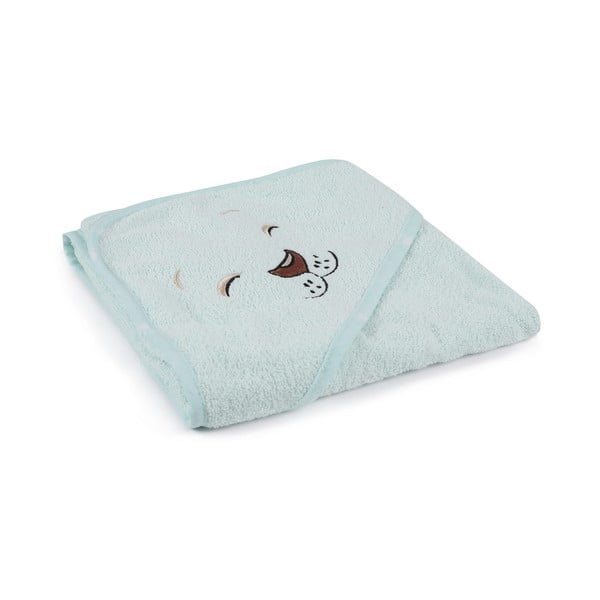 Памучена детска хавлия в цвят мента размер 1-2 години Aslan – Foutastic-image-3