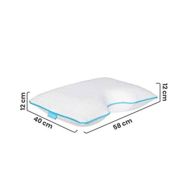 Анатомична възглавница с пълнеж от мемори пяна 40x58 cm – Mila Home-image-2